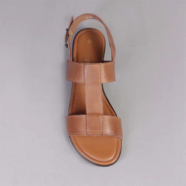 Froggie Slingback Flat Sandal in Whisky - 12505 - Image 4