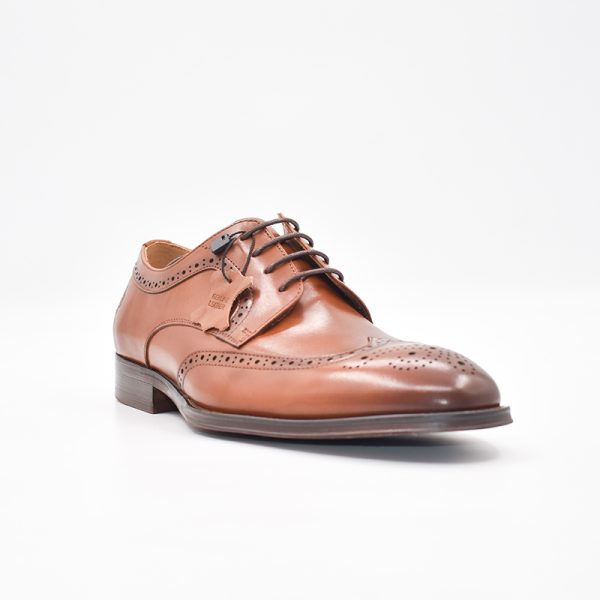 Polo Wing Cap Gibson Leather Lace Up Tan - Image 5