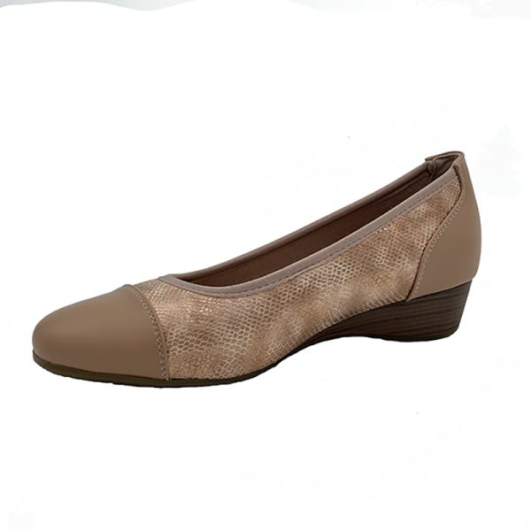 Hush Puppies Rishelle Toe Cap - Rose Gold - Image 4