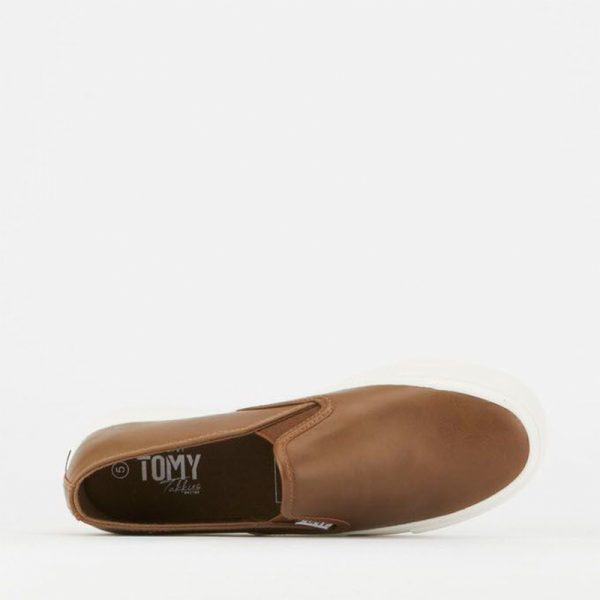 Tomy Takkies Kilian Brown Slip - on Sneakers - Image 5