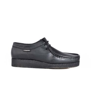 Grasshoppers Denver Leather Black Moccasins