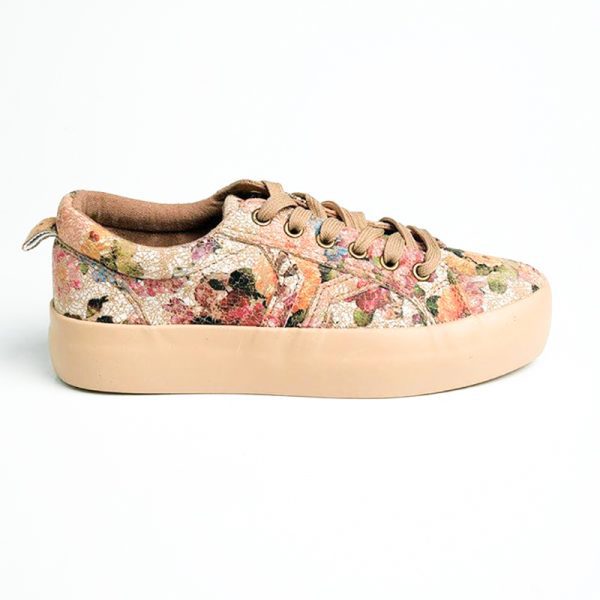 Hush Puppies Fordan Floral Toffee - Taupe