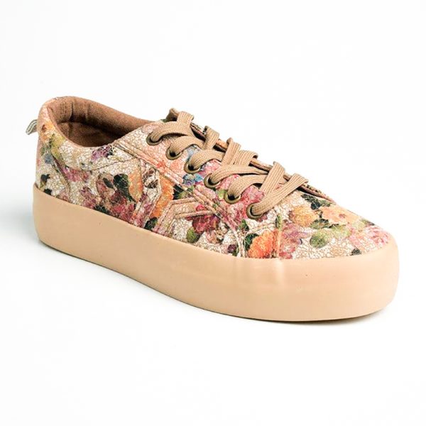 Hush Puppies Fordan Floral Toffee - Taupe - Image 3