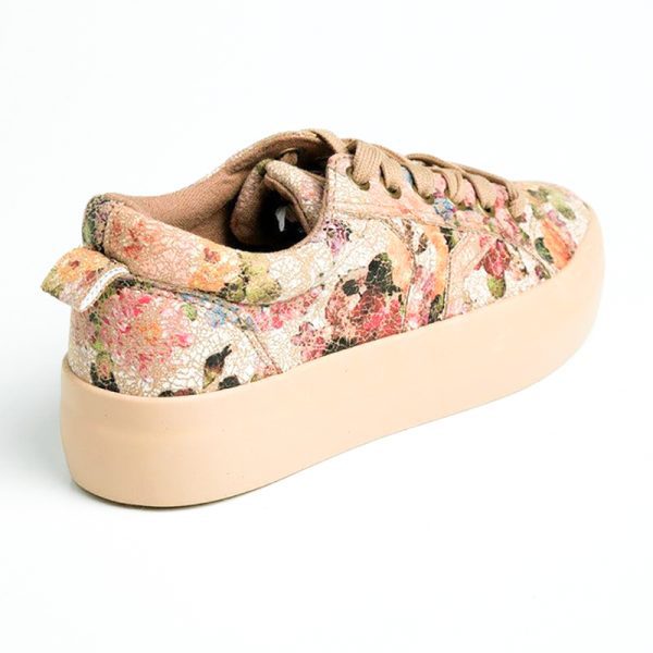 Hush Puppies Fordan Floral Toffee - Taupe - Image 6