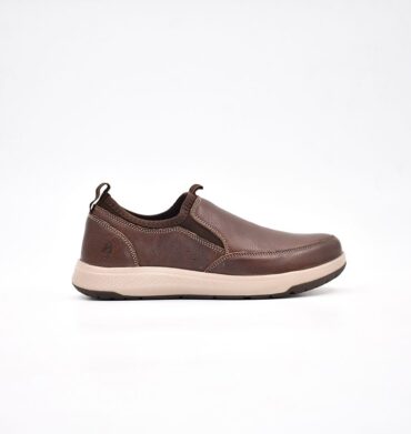Hush Puppies Brayden Brown Milled Cow Leather