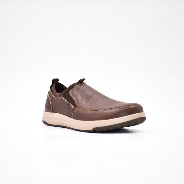 Hush Puppies Brayden Brown Milled Cow Leather - Image 2