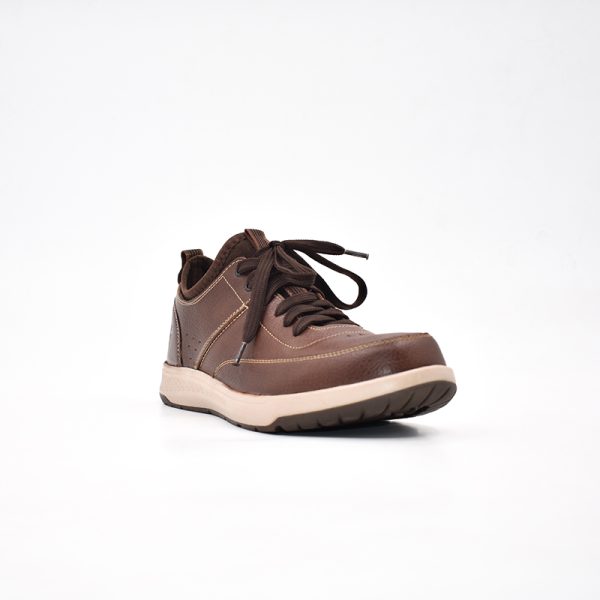 Hush Puppies Diego Brown Milled Cow Leather - Image 2