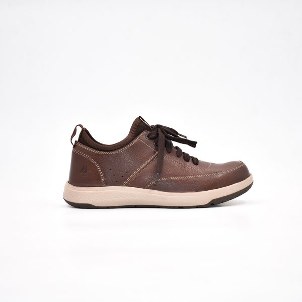 Hush Puppies Diego Brown Milled Cow Leather