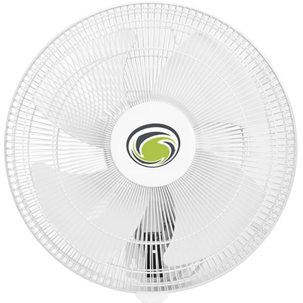 Wall Fan 6 Speed 450mm Energy Saving Oscillating White