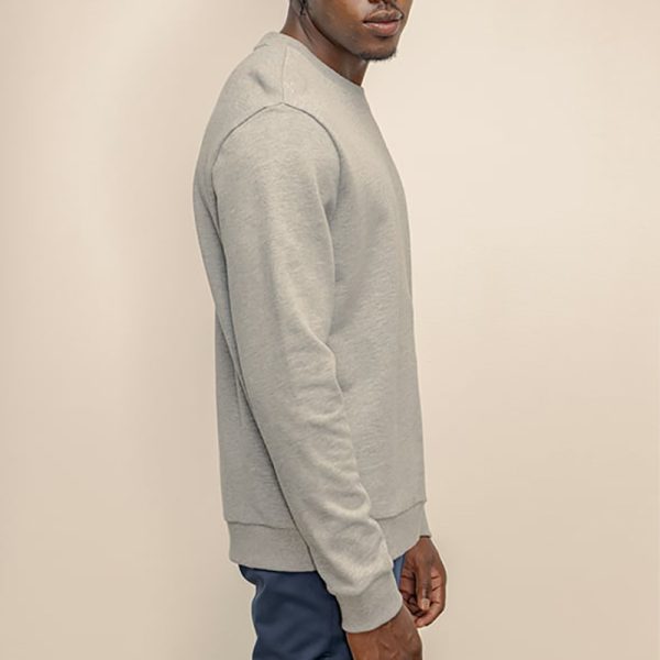 Polo Sport Long Sleeve Sweat Top Grey Melange - Image 4