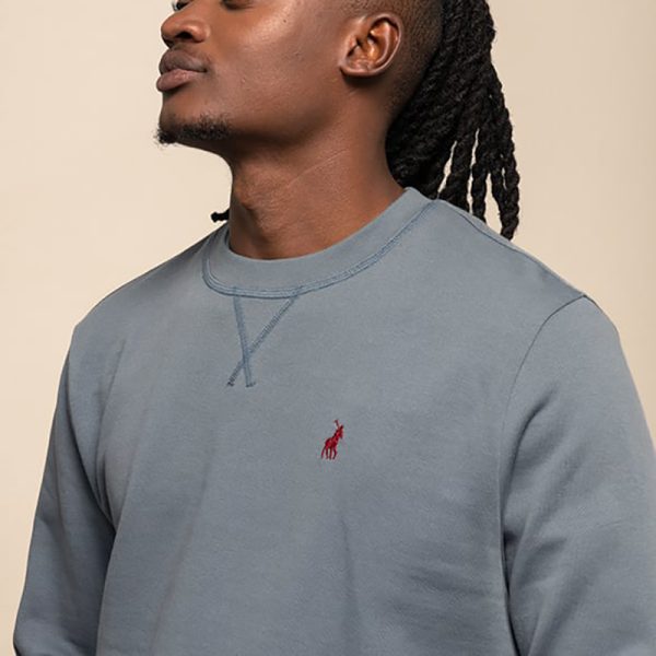 Polo Sport Long Sleeve Sweat Top Blue - Image 3