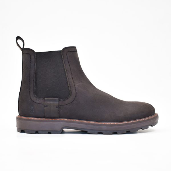 Hush Puppies Amir 1/2 Boot Black