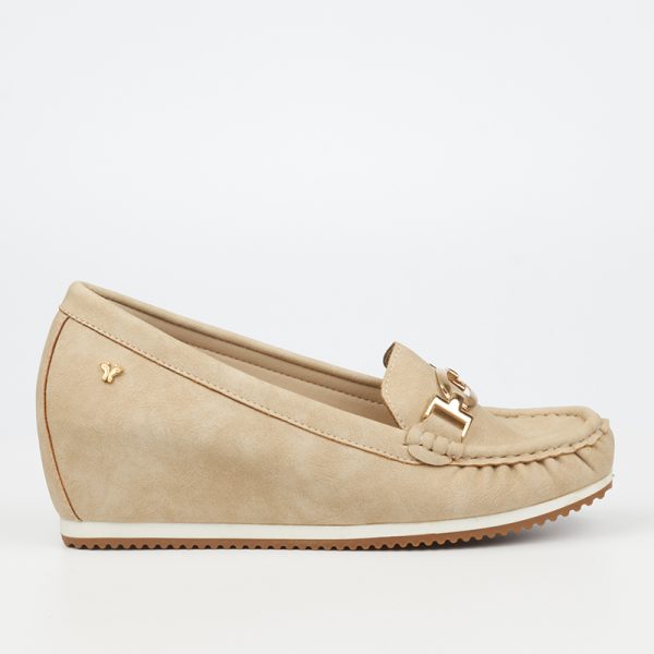 Butterfly Beige Phoebe2 Low Wedge