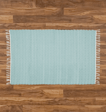 Amelia Jackson Cotton Dhurrie Twill Duck Egg