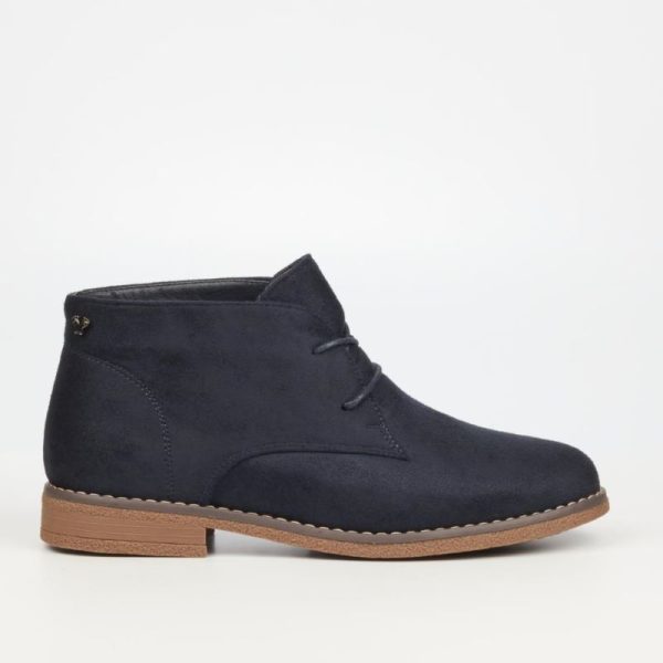 Butterfly Essex Ankle Lace - Up Boot Navy