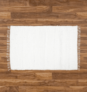 Amelia Jackson Fluffy White Rug