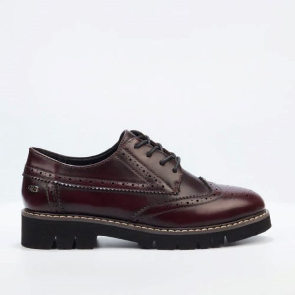 Miss Black Oxford 1 Loafer - Wine