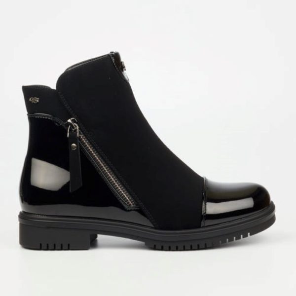 Miss Black Radar 1 Ankle Boot - Black