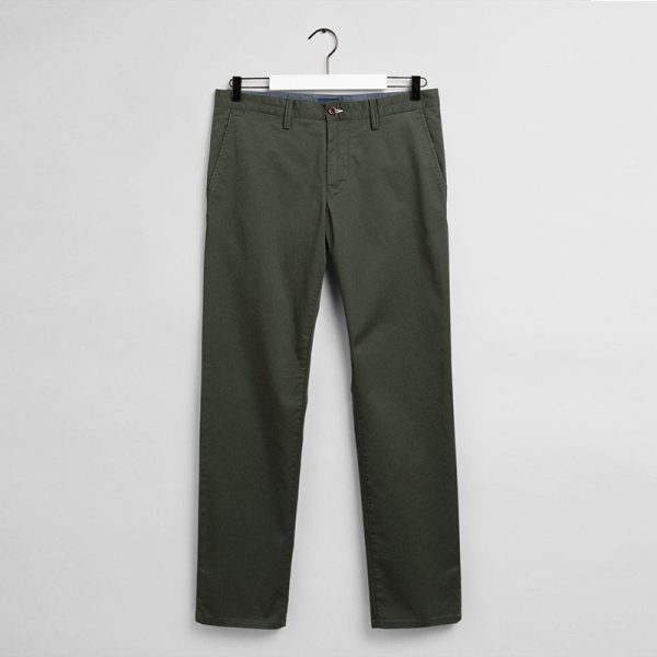 Gant Regular Twill Chino Green