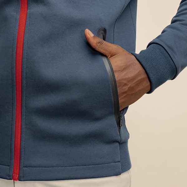 Polo Sport Long Sleeve Zip Thru Sweat Top Navy - Image 6