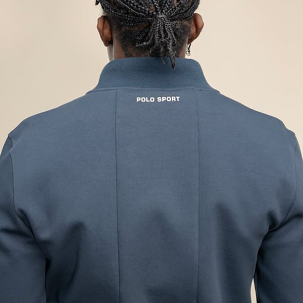 Polo Sport Long Sleeve Zip Thru Sweat Top Navy - Image 7