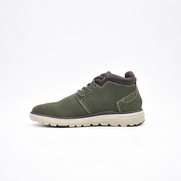 Hush Puppies Arlo Casual Olive Lace Up Shoes - Image 3