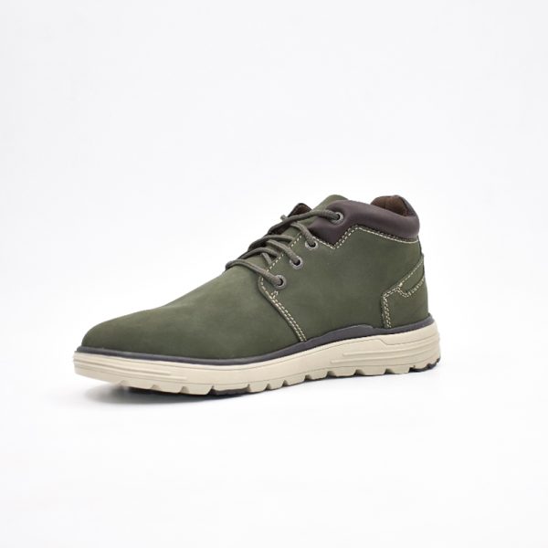 Hush Puppies Arlo Casual Olive Lace Up Shoes - Image 4