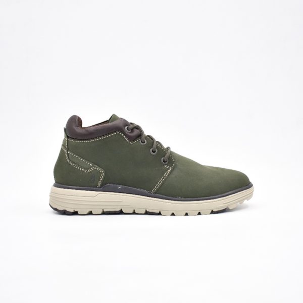 Hush Puppies Arlo Casual Olive Lace Up Shoes