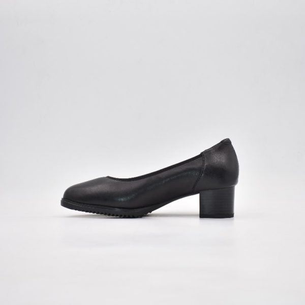 Hush Puppies Isabella Court Heel - Black - Image 5