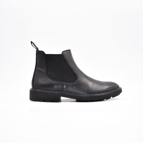 Hush Puppies Liam Black Negril Leather Boot