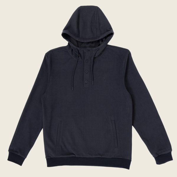 Polo Long Sleeve Tech Hooded Sweater Navy