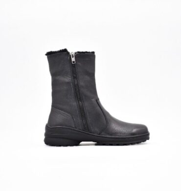 Hush Puppies Maya Fur Boot Black