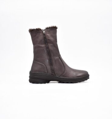 Hush Puppies Maya Fur Boot Brown
