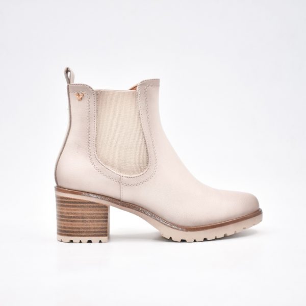 Butterfly Noxer 1 Block Heel Chelsea Boot - Bone