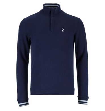 Polo Long Sleeve 1/4 Zip Sweater Navy