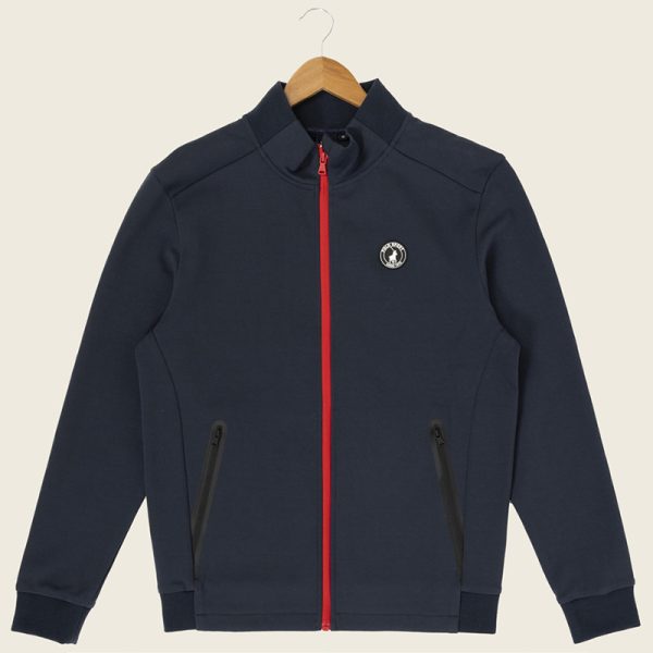 Polo Sport Long Sleeve Zip Thru Sweat Top Navy - Image 3