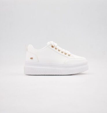 Hush Puppies Swish 4 Sneaker L/UP White