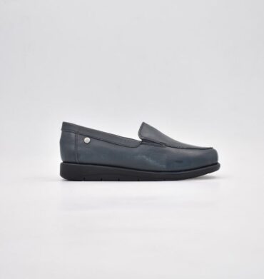 Hush Puppies Thea Genuine Leather Slip-on - Navy