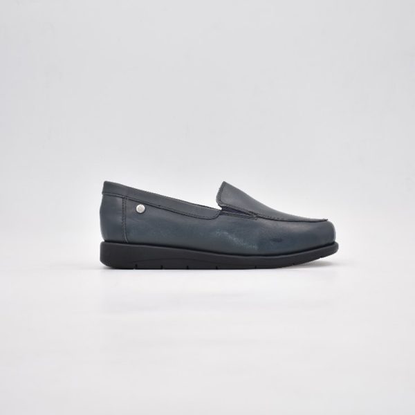 Hush Puppies Thea Genuine Leather Slip-on - Navy