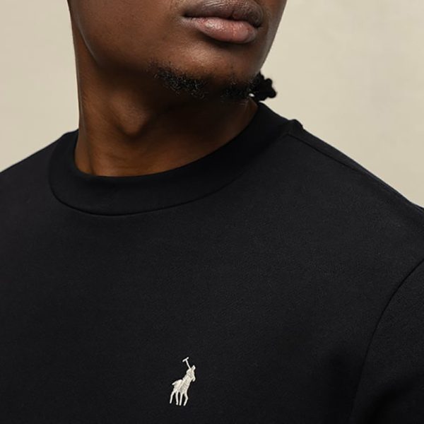 Polo Sport Long Sleeve Sweat Top Black - Image 2