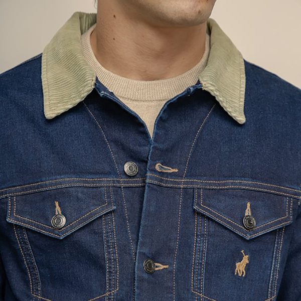 Polo PJC Long Sleeve Denim Jacket Dark Wash - Image 6