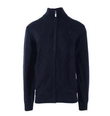Pringle Gifford Zip Through Knitwear Navy