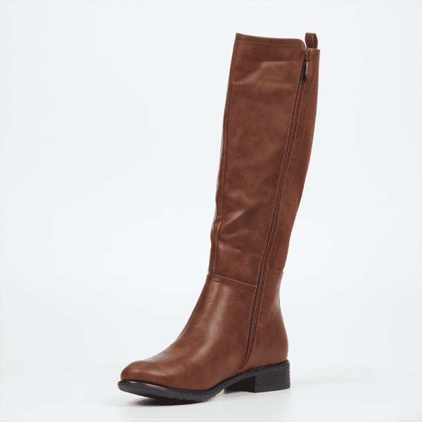 Butterfly Huda 9 High Leather Boot - Tan - Image 4