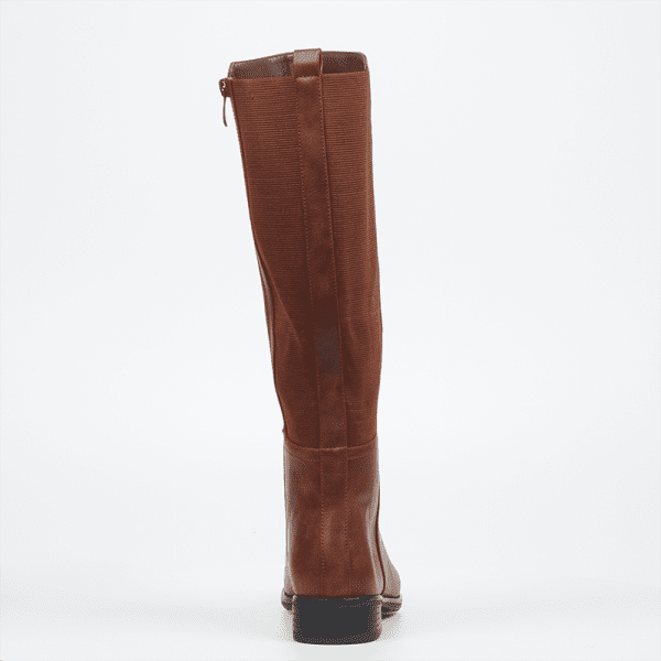 Butterfly Huda 9 High Leather Boot - Tan - Image 7