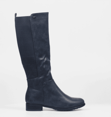 Butterfly Huda 9 High Leather Boot - Navy