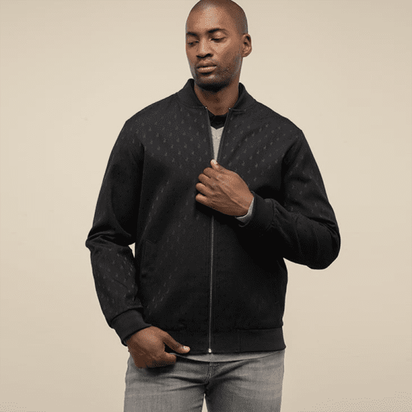 Polo Monogram Bomber Jacket Black