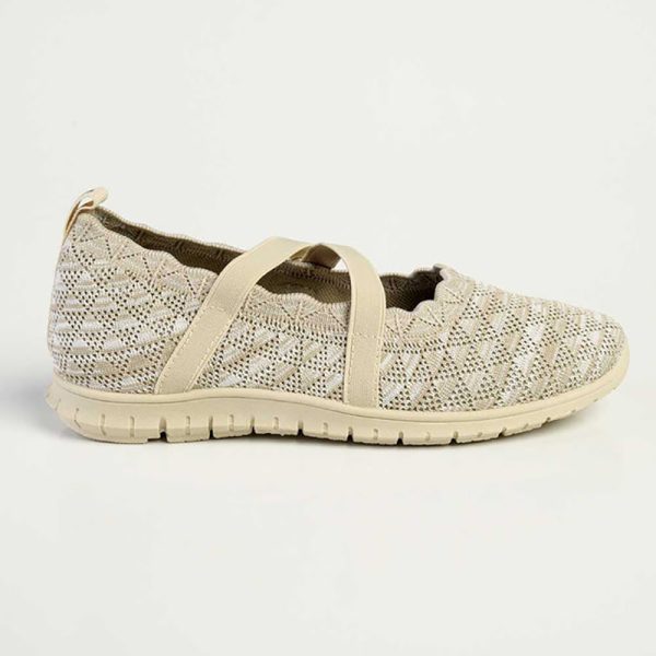 Hush Puppies Nalini Melange Sneaker - L/Beige