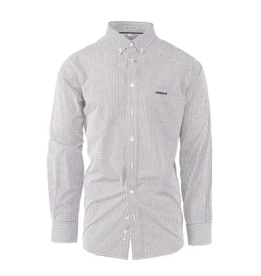 Pringle Orion Long Sleeve Check White