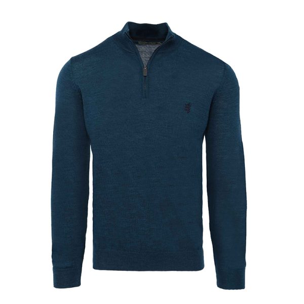 Pringle Leonard 1/4 Zip Merino Knitwear - Image 2