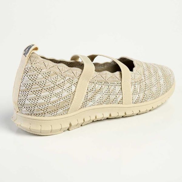 Hush Puppies Nalini Melange Sneaker - L/Beige - Image 3